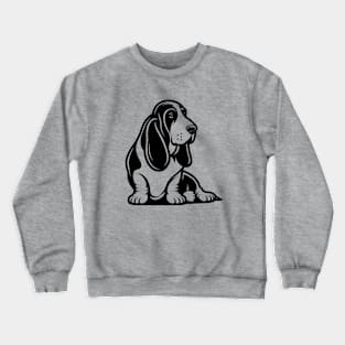 Basset Hound Crewneck Sweatshirt